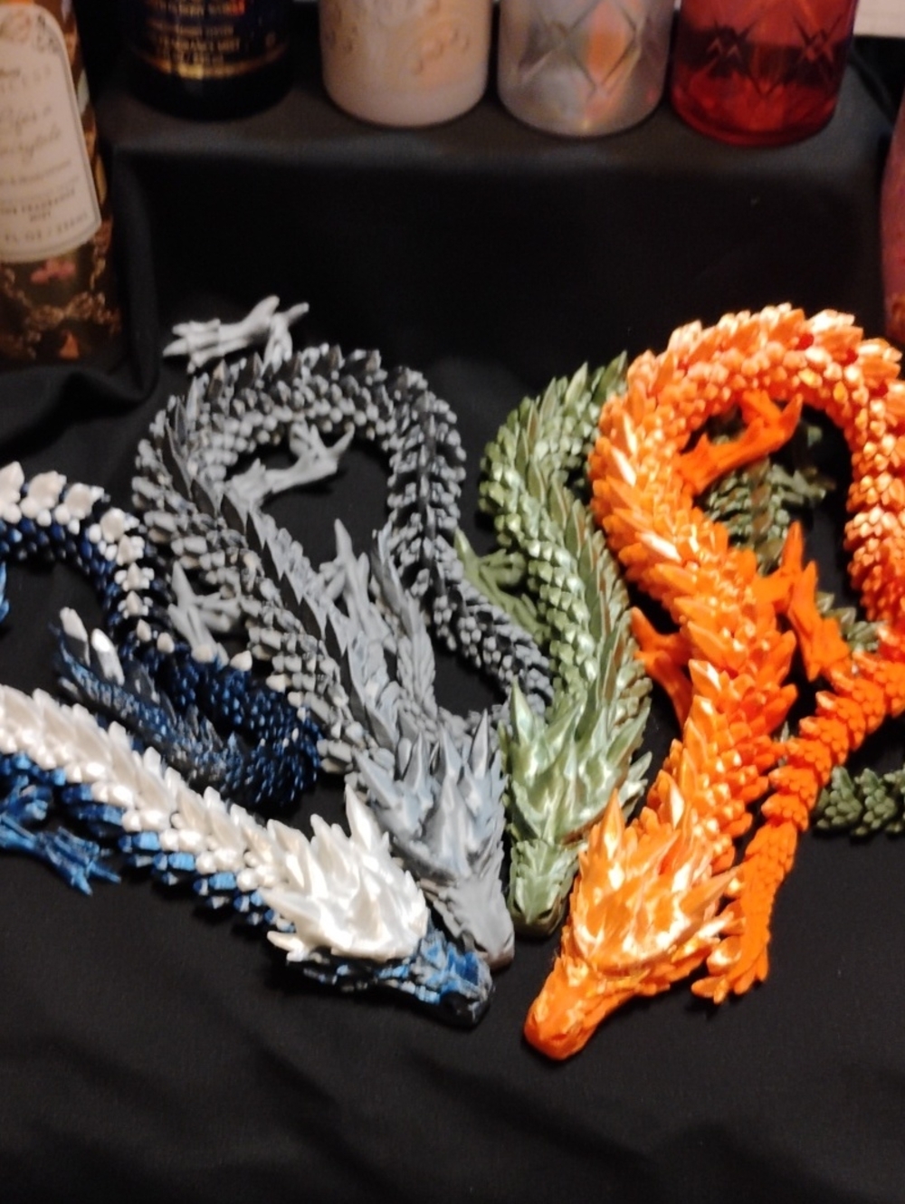 20 Inche Handcrafted Two-tone Dragon Snake